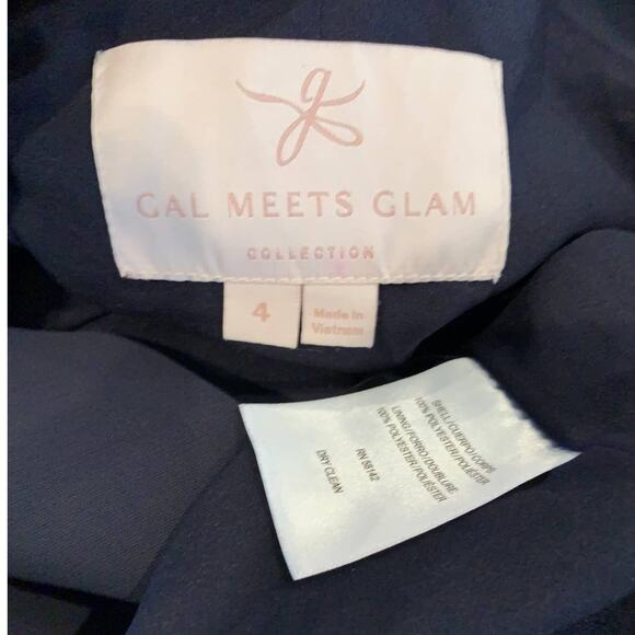 GAL MEETS GLAM COLLECTION Audrey Wrap Dress Size 4 - Picture 8 of 10